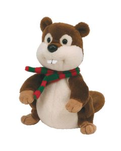 Peluches Peluche Plush Ty Beanie Boos Ty Beanie Babies Yule Castoro 15cm