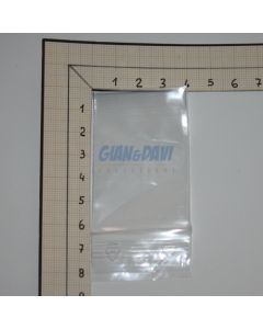A 40x60 mm 100pz Buste trasparenti richiudibili a Zip