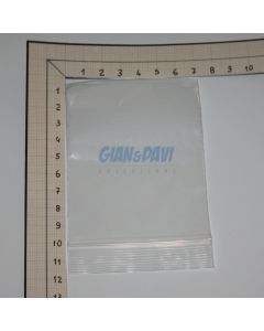 C 70x100 mm 100pz Buste trasparenti richiudibili a Zip