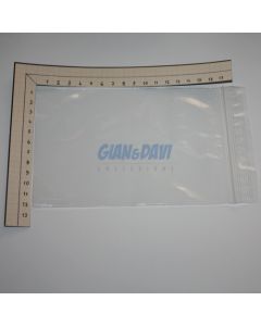 F 120x170 mm 100pz Buste trasparenti richiudibili a Zip