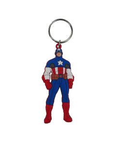 Monogram International Keyring Portachiavi Soft Touch Marvel Captain America