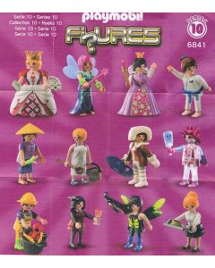 Playmobil Serie 10 Figures 6841 Girl Completa 12 Personaggi