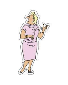 Tintin cartoleria 16003  Bianca Castafiore magnet Tintin fridge magnets