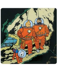 Tintin cartoleria 16025 Magnet - Lune Tintin Haddock Milou
