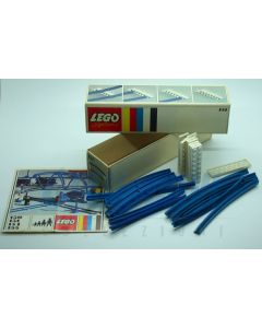 1966 Lego 151 Curved Tracks + Box Quadrato