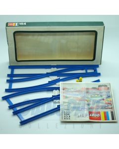 1967 Lego 154 Switch Tracks + Box Green Open
