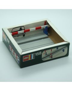 1968 Lego 158 Reilroad Crossing Gate + Box