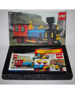 1976 Lego 396 Thatcher Pekins Locomotive + Box