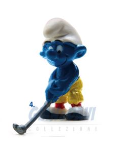 2.0055 20055 Golfer Smurf Puffo Golf 4A