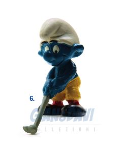 2.0055 20055 Golfer Smurf Puffo Golf 6A