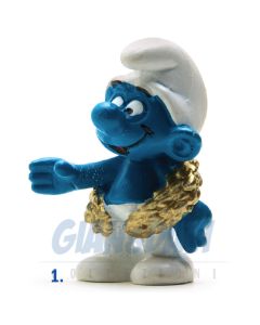 2.0058 20058 Champion Smurf Puffo Vincitore 1A