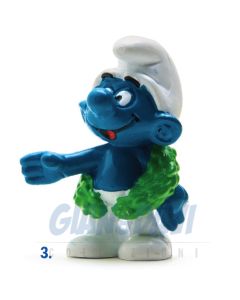 2.0058 20058 Champion Smurf Puffo Vincitore 3A