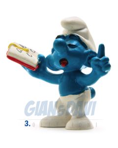 2.0059 20059 Teacher Smurf Puffo Mestro 3A