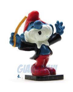 2.0092 20092 Papa Smurf Conductor Grande Puffo Direttore Orchestra 4A