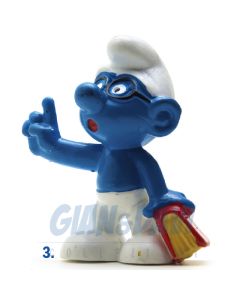 2.0094 20094 Bookworm Smurf Puffo Secchione 3B