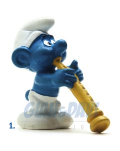 2.0095 20095 Oboist Smurf Puffo con Oboe 1A