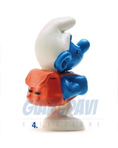 2.0103 20103 Pupil Smurf Puffo Scolaro con Zaino 4A