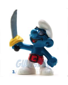 2.0104 20104 Pirate Smurf Puffo Pirata 3B