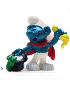 2.0114 20114 Magician Smurf Puffo Mago 5A