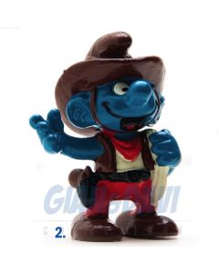 2.0122 20122 Cowboy Smurf Puffo del West 2A