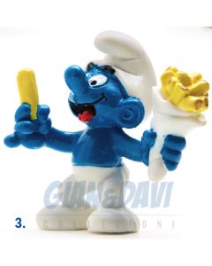 2.0131 20131 French Fries Smurf Puffo con Patate Fritte 3A