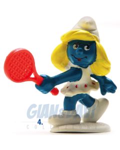 2.0135 20135 Tennis Smurfette Smurf Puffo Puffetta Tennista 4B