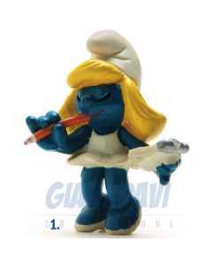 2.0140 20140 Secretary Smurfette Smurf Puffo Puffetta Segretaria 1A