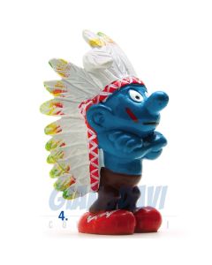 2.0144 20144 Indian Smurf Puffo Indiano 4A