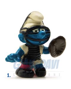 2.0146 20146 Baseball Catcher Smurf Puffo Ricevitore Baseball 1A
