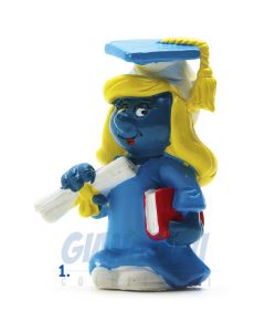 2.0151 20151 Graduation Smurfette Smurf Puffo Puffetta Laureata 1A