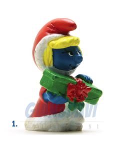 2.0153 20153 Santa Smurfette Smurf Puffo Puffetta Natalizia 1A
