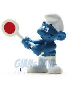 2.0154 20154 School Patrol Smurf Puffo con Paletta 1A