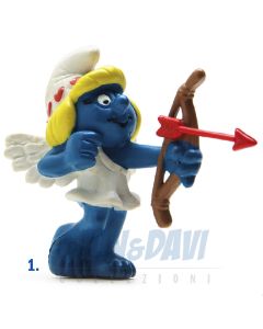 2.0156 20156 Valentine Smurfette Smurf Puffo Puffetta Cupido 1A