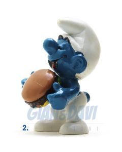 2.0158 20158 Hamburger Smurf Puffo con Panino 2A