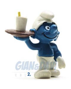 2.0162 20162 Waiter Smurf Puffo Cameriere 2A