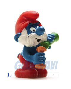 2.0164 20164 Papa Smurf with Potions Grande Puffo Alchimista 1A