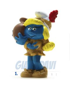 2.0167 20167 Indian Smurfette Smurf Puffo Puffetta Indiana 1A