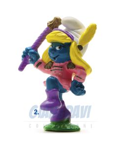 2.0188 20188 Majorette Smurfette Smurf Puffo Puffetta Majorette 2A