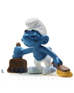 2.0189 20189 Dustpan Smurf Puffo Spazzino 1A