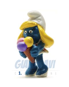 2.0190 20190 Smurfette Ice cream Smurf Puffo Puffetta con Gelato 1A