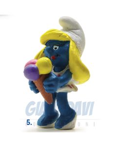 2.0190 20190 Smurfette Ice cream Smurf Puffo Puffetta con Gelato 5A 