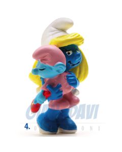2.0192 20192 Smurfette with Baby Smurf Puffo Puffetta con Bimbo  4A