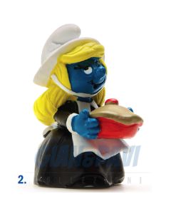 2.0196 20196 Thanksgiving Smurfette Smurf Puffo Puffetta Cuoca 2A