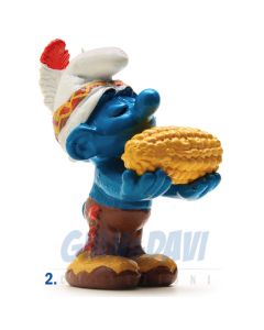 2.0197 20197 Indian with Corn Smurf Puffo Indiano con Pannocchia 2A