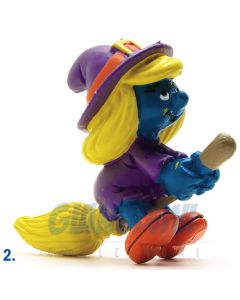 2.0198 20198 Witch Smurfette Smurf Puffo Puffetta Strega 2A