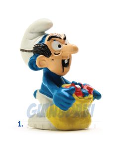 2.0199 20199 Gargamel Mask Smurf Puffo Maschera Gargamella 1A