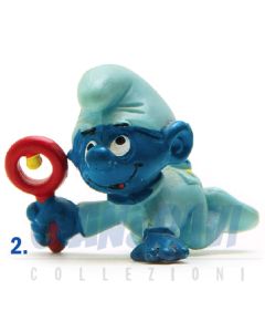 2.0203 20203 Blue Baby Smurf Puffo Bimbo Blu 2A