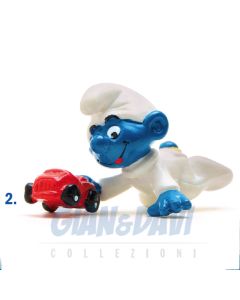 2.0215 Puffo Bimbo con Macchinina 2A