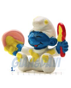 2.0224 20224 Baby with Bowl Smurf Baby Puffo con pappa 1C