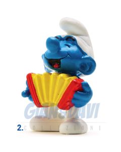 2.0225 20225 Accordeon Smurf Puffo con Fisarmonica 2A